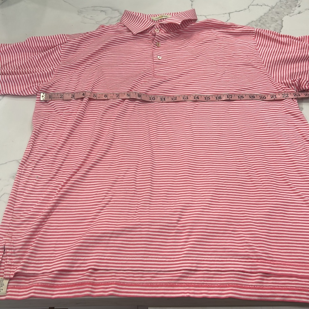 Peter Millar Hales Performance Jersey Striped‎ Polo. Size XL (798K) - Picture 6 of 11
